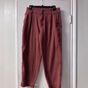 a new day women’s wide leg pants brick red nwot